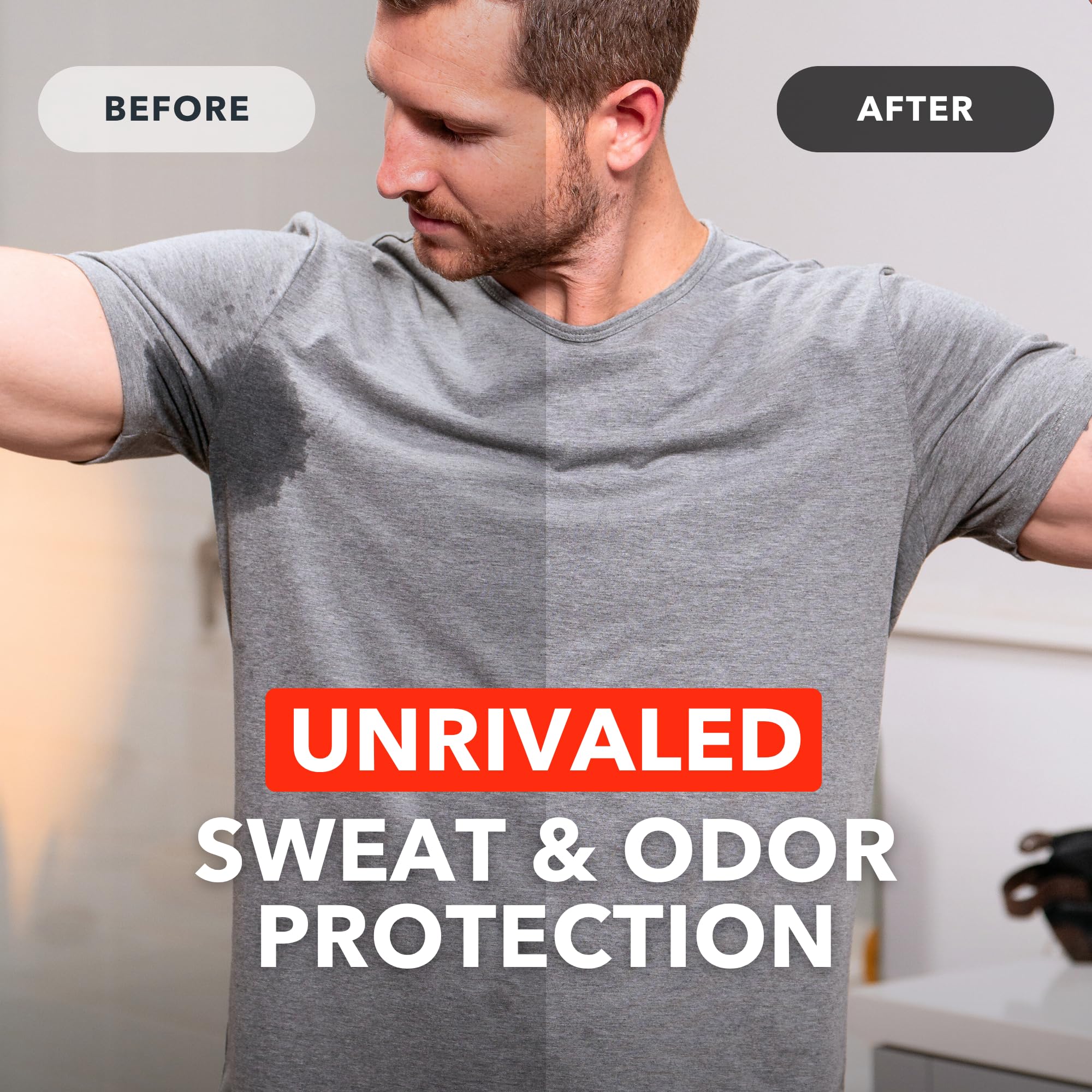 USA-made SweatBlock packaging highlighting clean ingredients