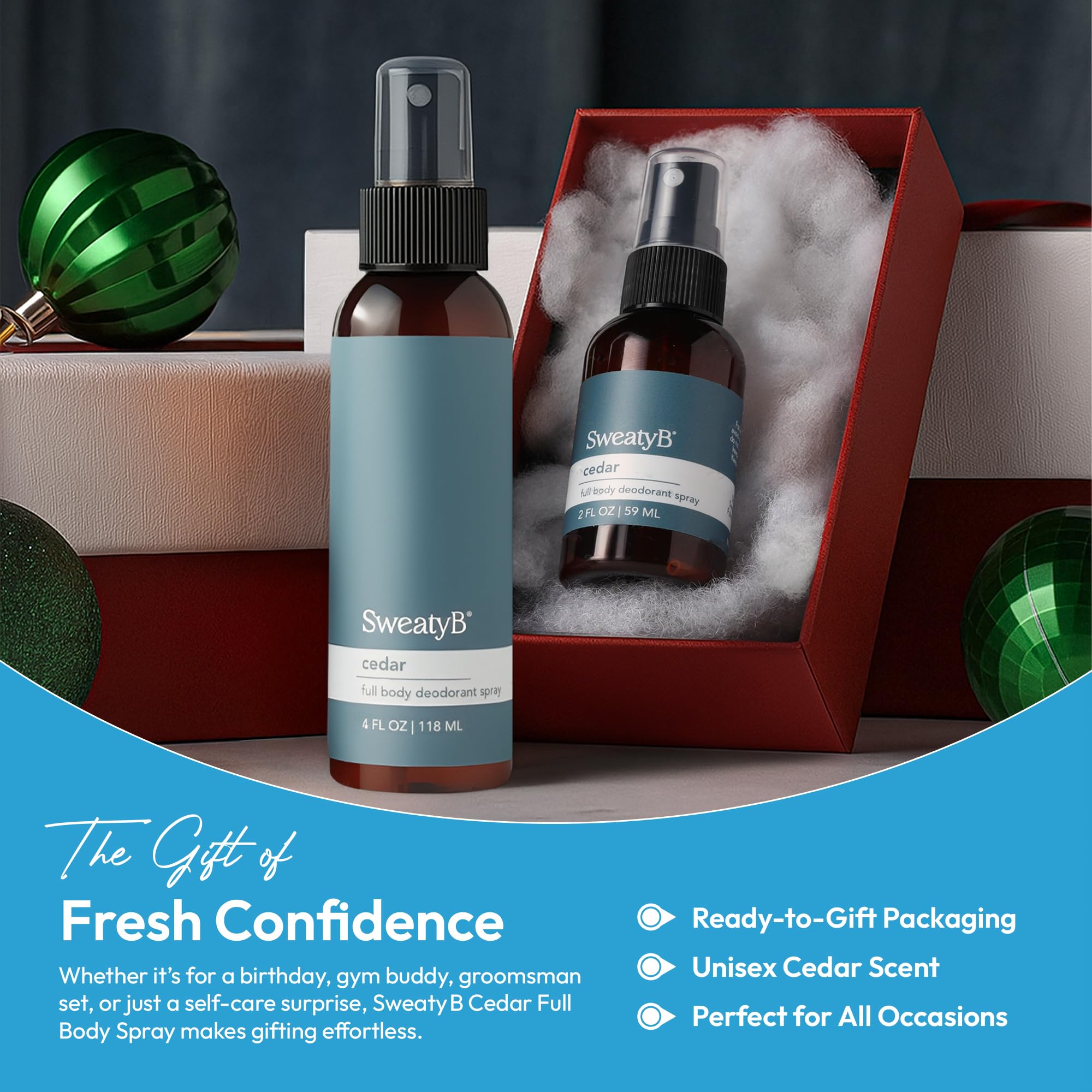 Compact spray bottle ideal for workouts and travel with SweatyB