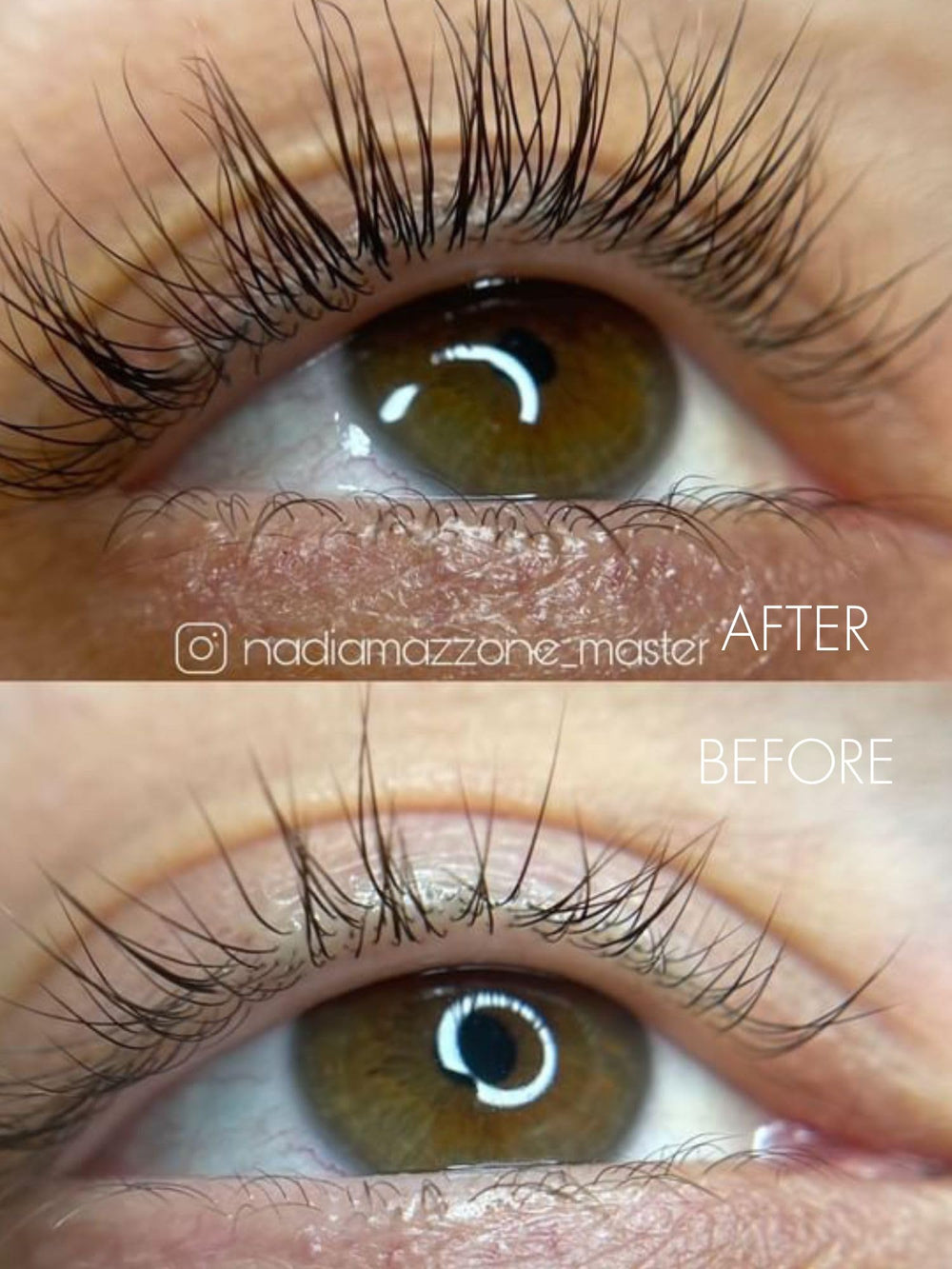 SWEED applicator brush applying serum to lashes with precise coverage