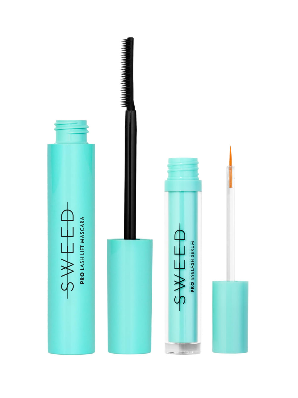 SWEED Eyelash Growth Serum bottle highlights a prostaglandin-free formula for visibly longer, fuller lashes