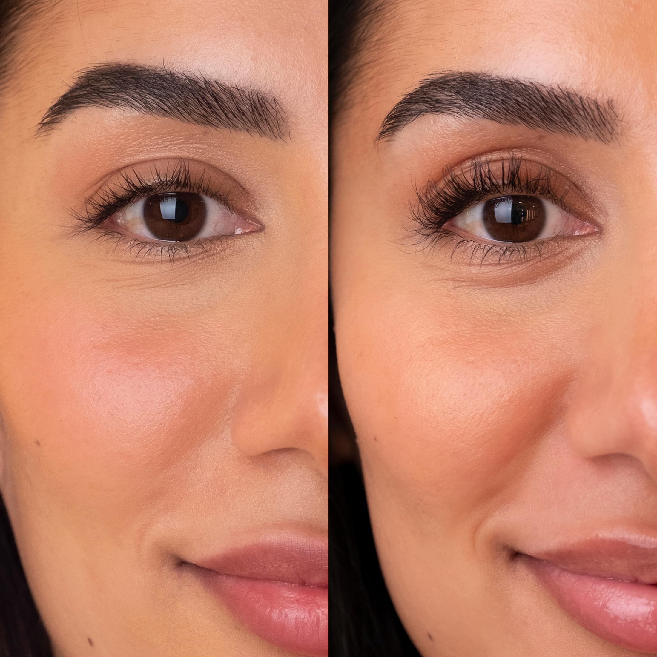 Two-in-one serum for lashes and brows with a glossy finish