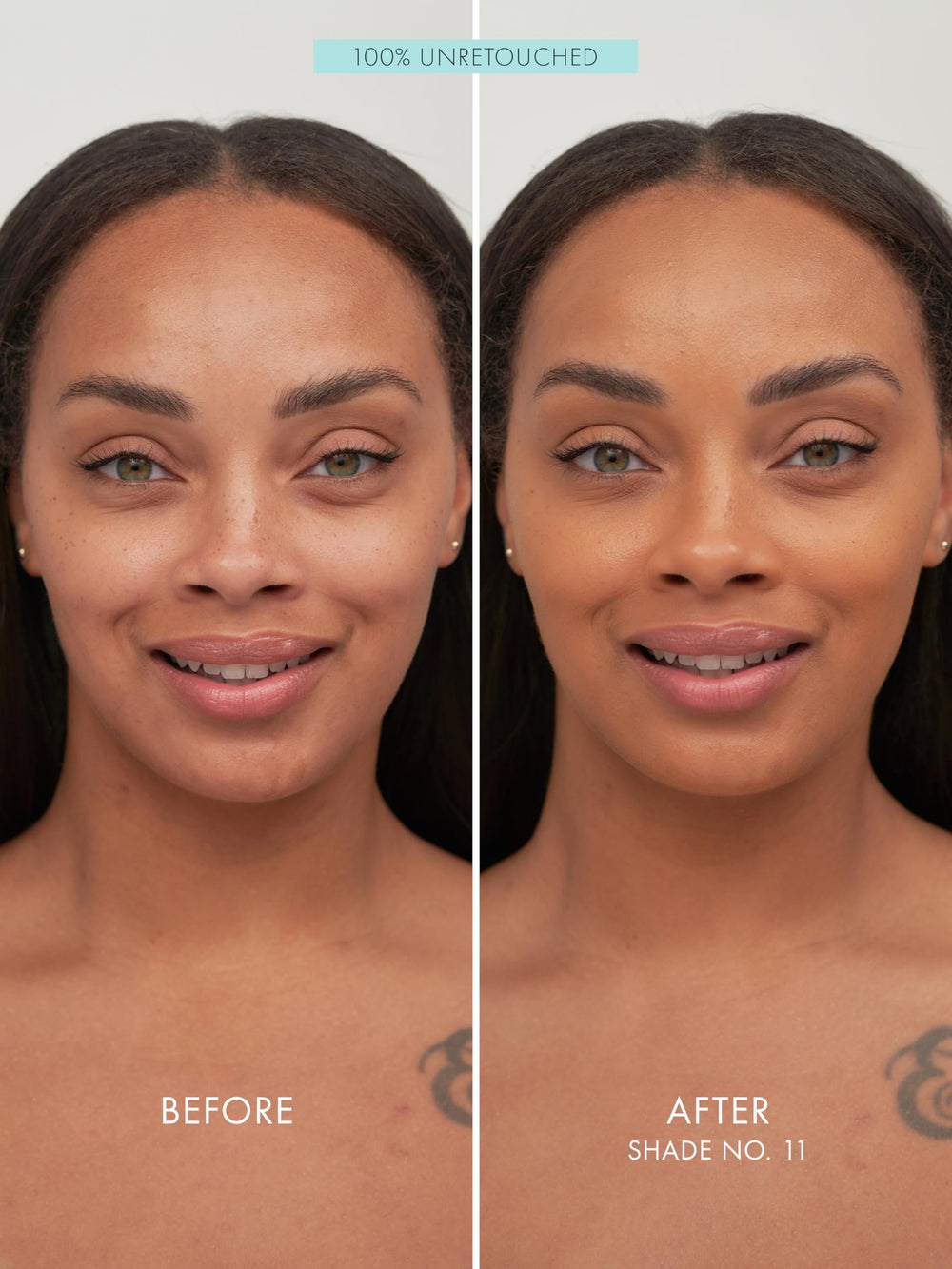 SWEED Glass Skin Foundation texture close-up reveals silky, elastic finish.