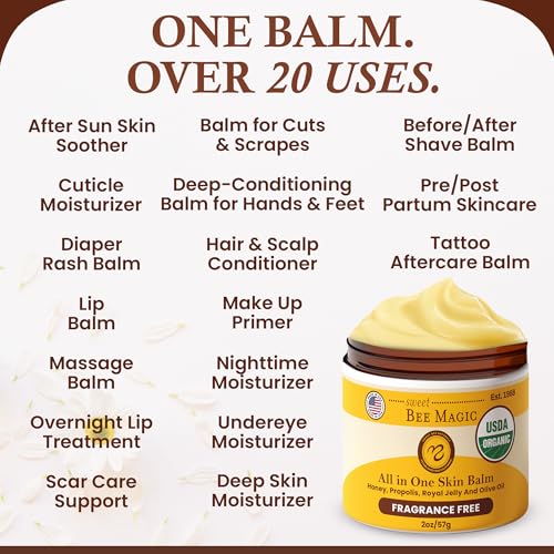 Sweet Bee Naturals tub opened reveals creamy soothing finish