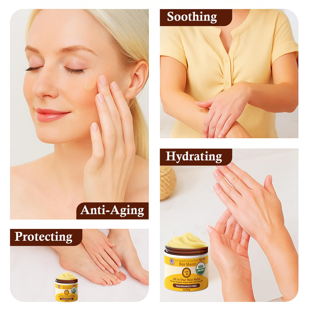 Sweet Bee Naturals USA-made production scene suggests careful formulation