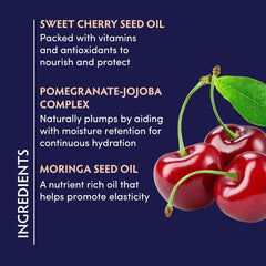 Naturopathica Sweet Cherry Seed Oil close-up showing nourishing lip care.