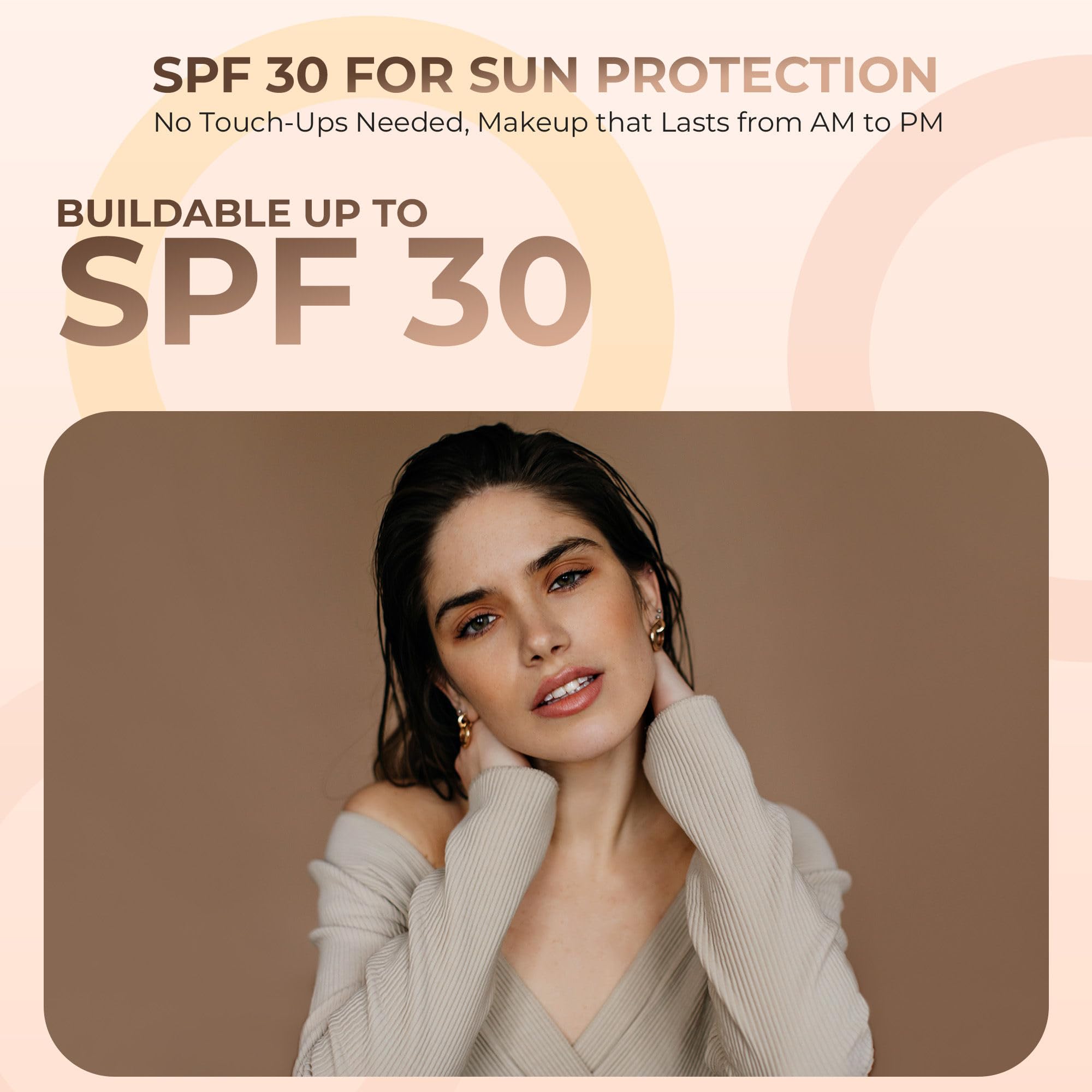 Sweet Face Minerals buildable coverage application showing versatile results