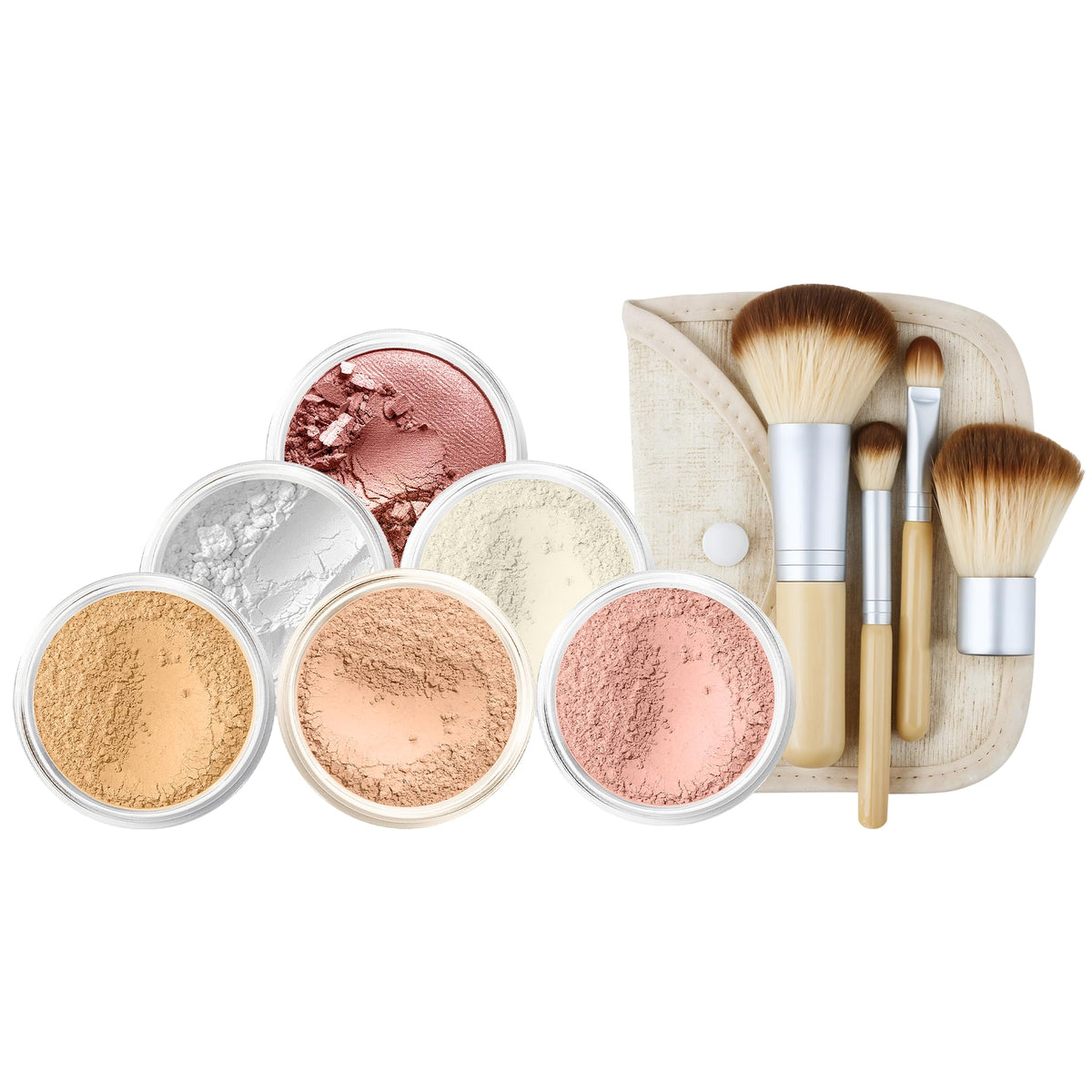 Sweet Face Minerals Everyday Kit with matte foundation powder for natural coverage