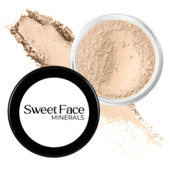 Sweet Face Minerals FAIR 2 FOUNDATION jar full-size sifter for everyday natural coverage