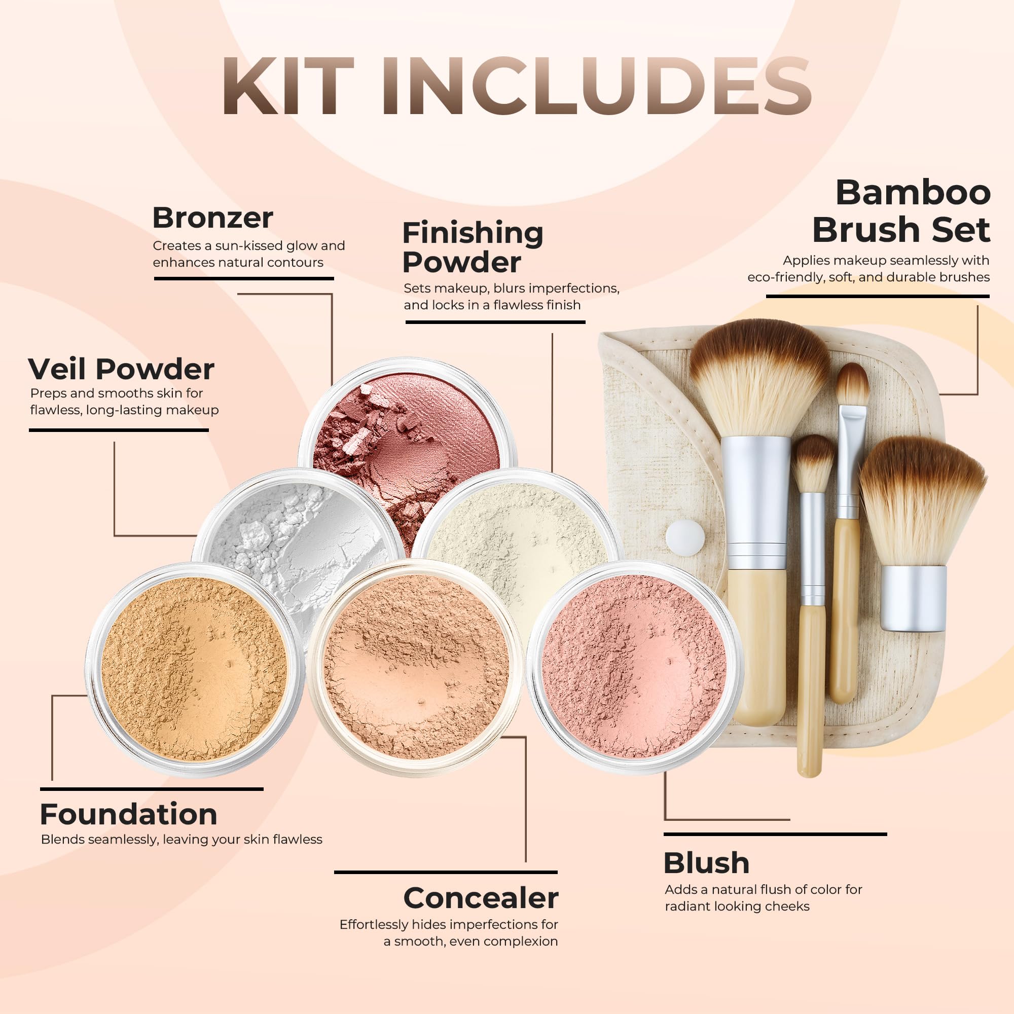 Sweet Face Minerals Matte Foundation Powder smooths and mattifies for even skin tone