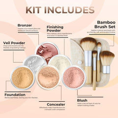 Sweet Face Minerals Matte Foundation Powder smooths and mattifies for even skin tone