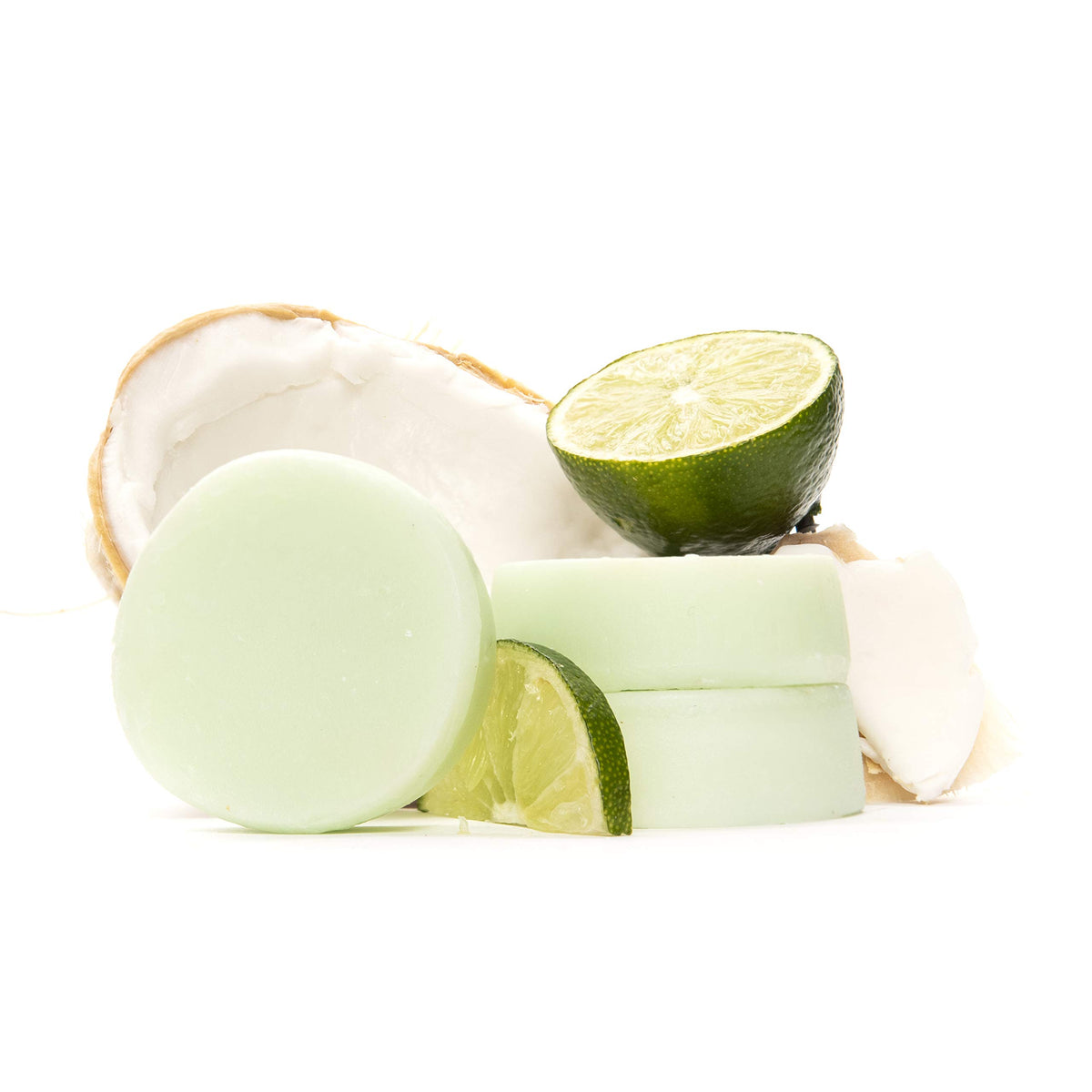 Sweet & Sassy 3 conditioner bar close-up with coconut-lime scent for color-safe shine.