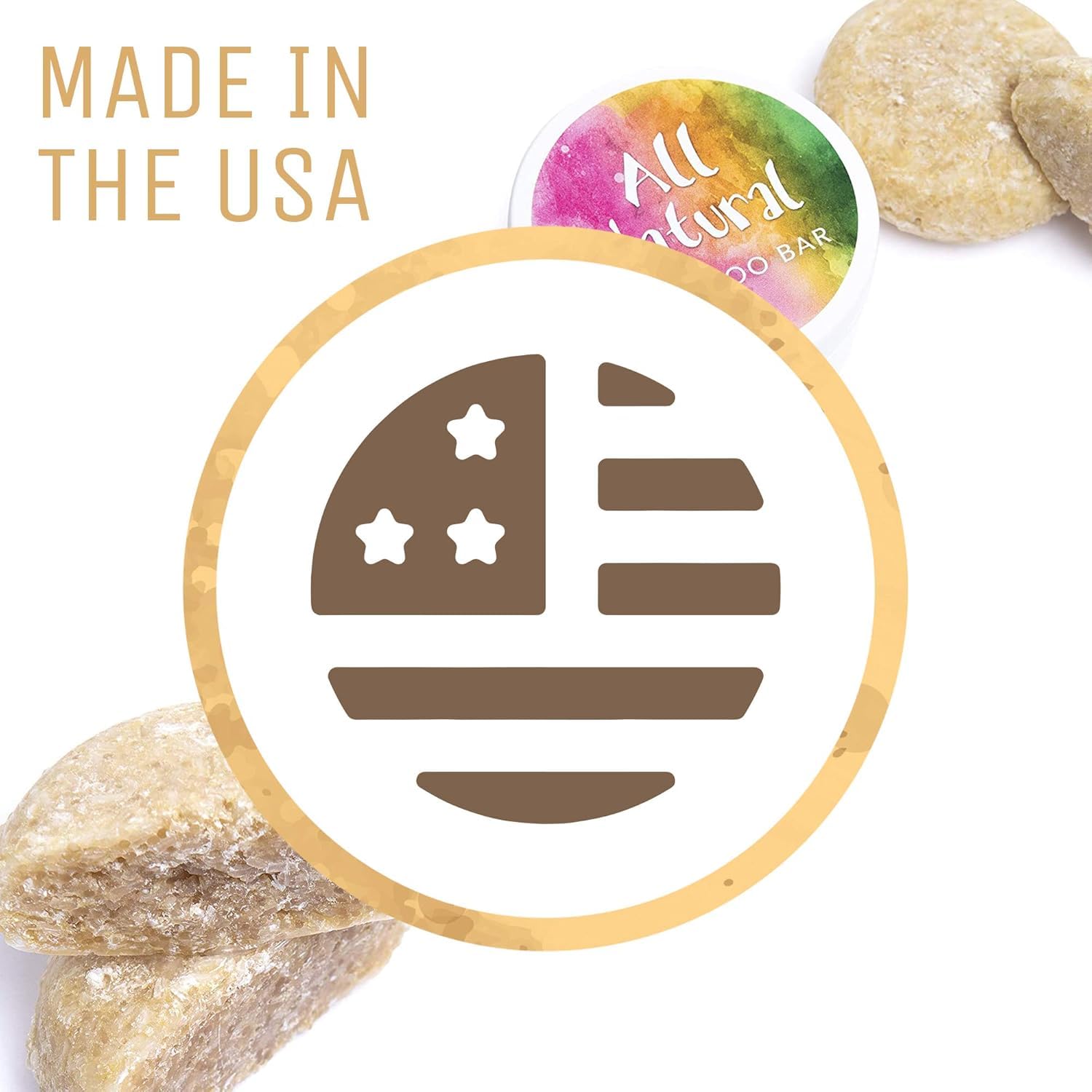 Sweet & Sassy 3 Shampoo Bar with coconut-lime scent evokes refreshing fragrance.