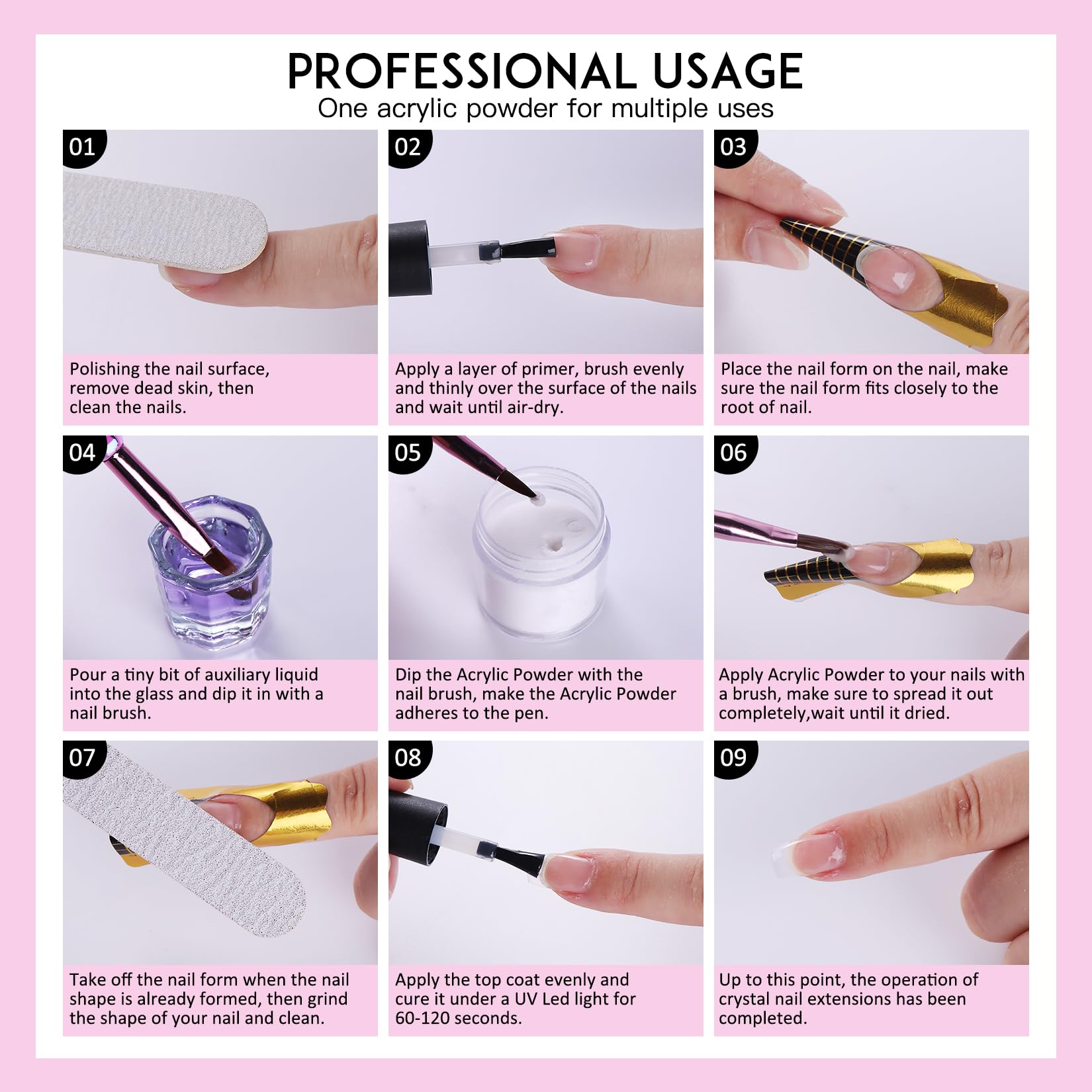 Sweet Trend nail brush set image for detailed application