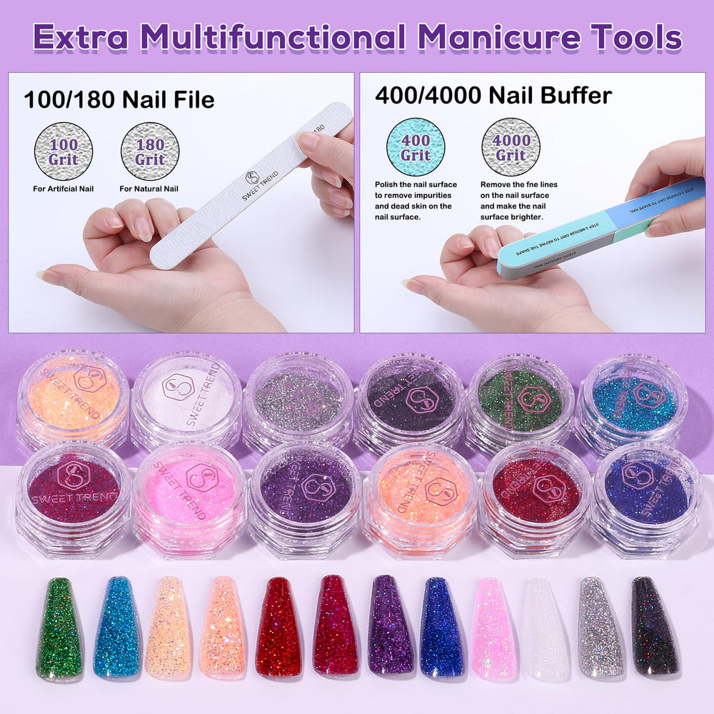 SWEET TREND Nail glue and remover set for quick repairs and gentle removal