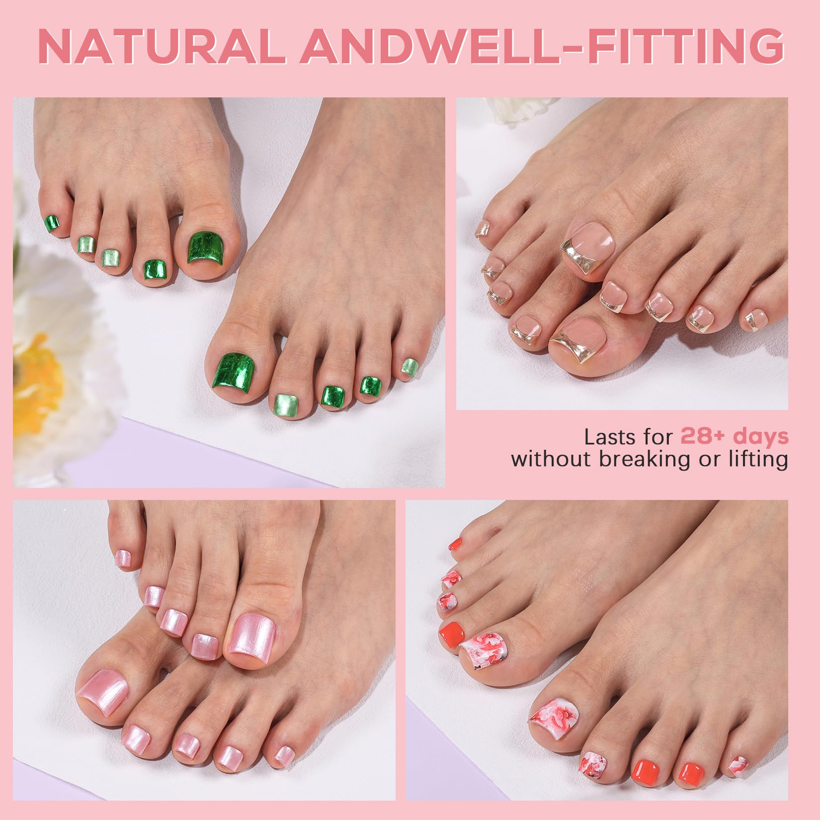 Perfect base for gel polish and French designs at home