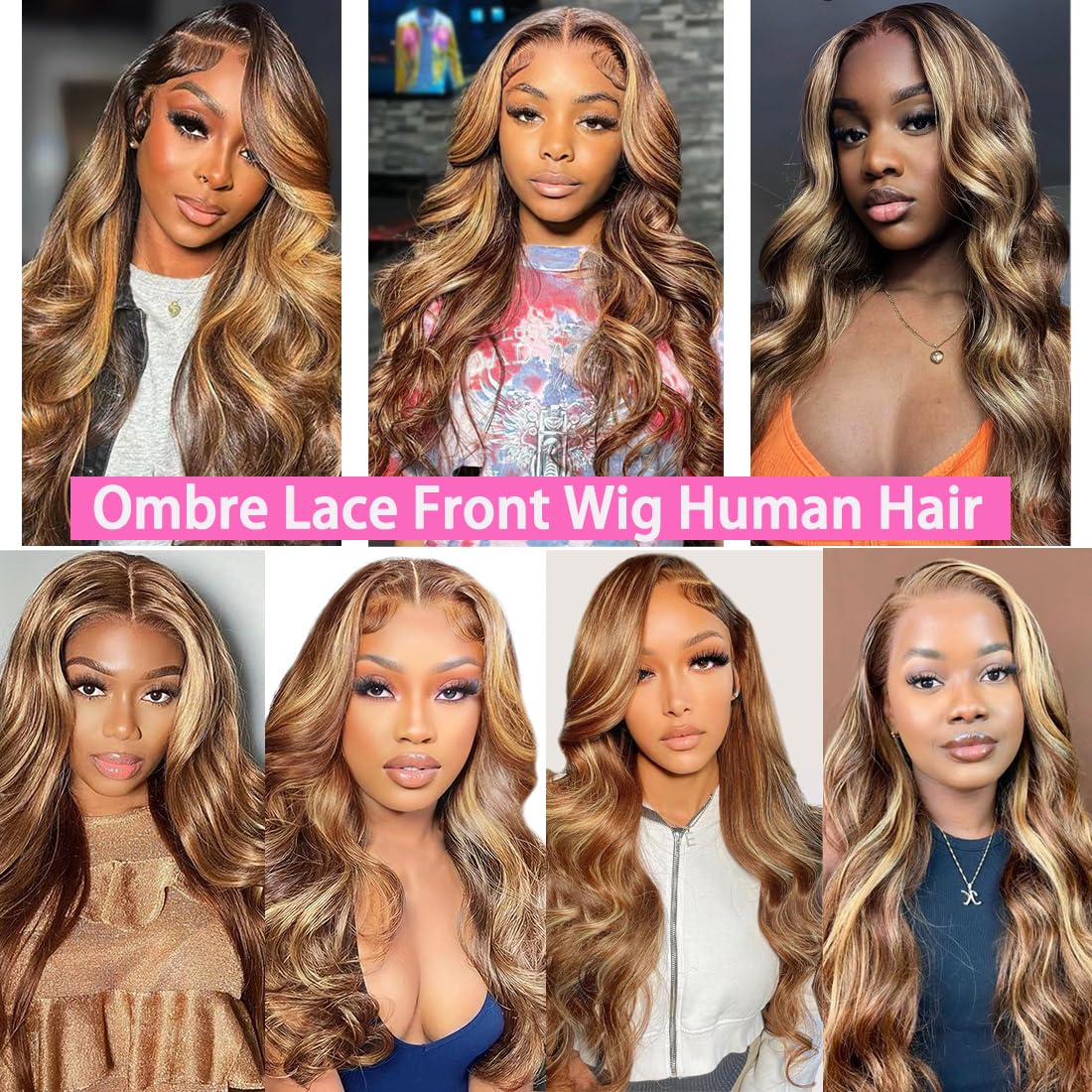 Detailed lace-front edge of SWEETGIRL wig for a seamless hairline