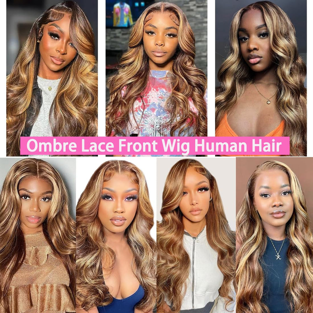Detailed lace-front edge of SWEETGIRL wig for a seamless hairline