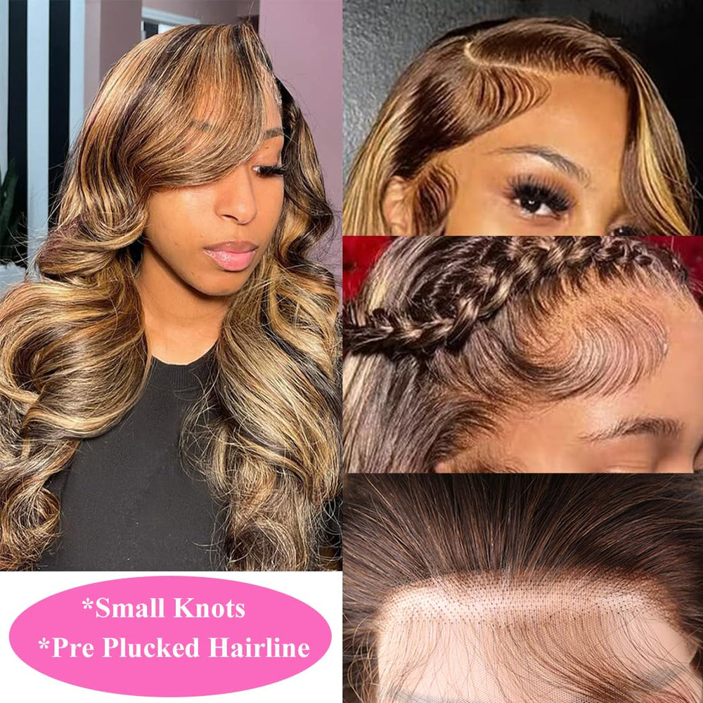 Pre-plucked, natural-part SWEETGIRL lace front wig ready to style