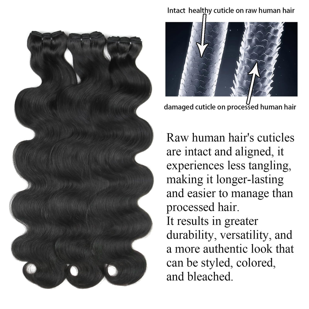 SWEETGIRL double weft construction adds volume and durability