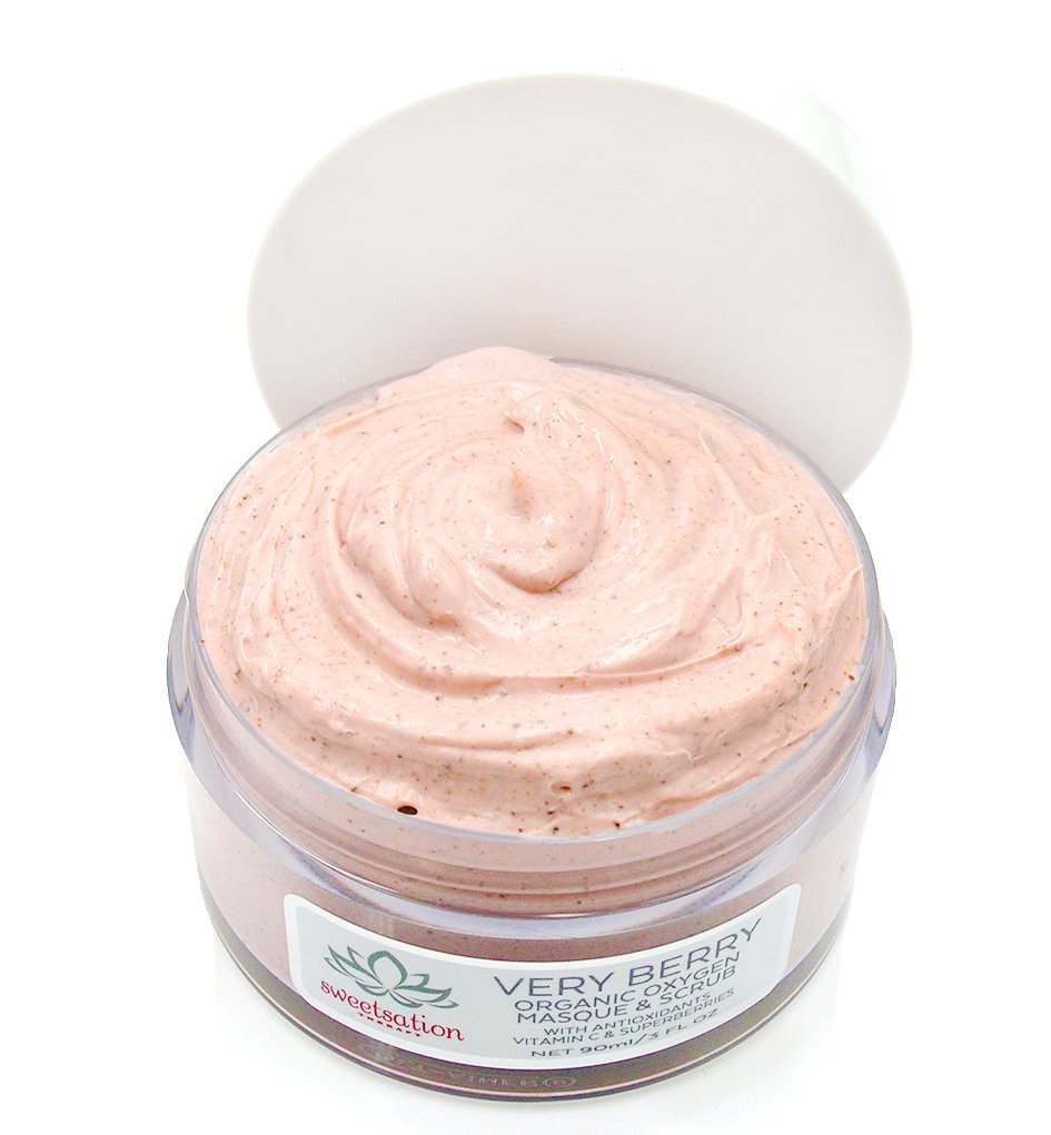 Sweetsation Therapy Exfoliating Scrub – dual-action polish for smoother skin and clearer pores.