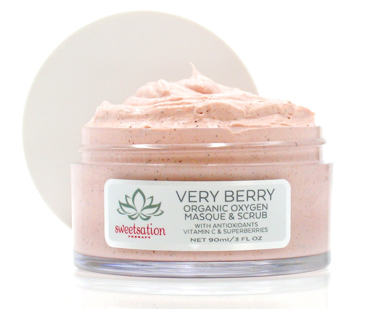 Sweetsation Therapy Very Berry Oxygen Mask – enzymes gently resurface for a radiant glow.