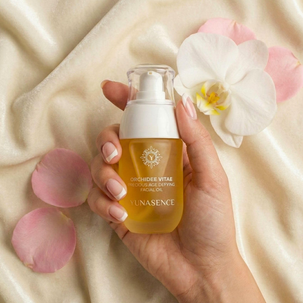 Sweetsation Therapy YUNASENCE ORCHIDEE VITAE papaya oil conveys gentle smoothing