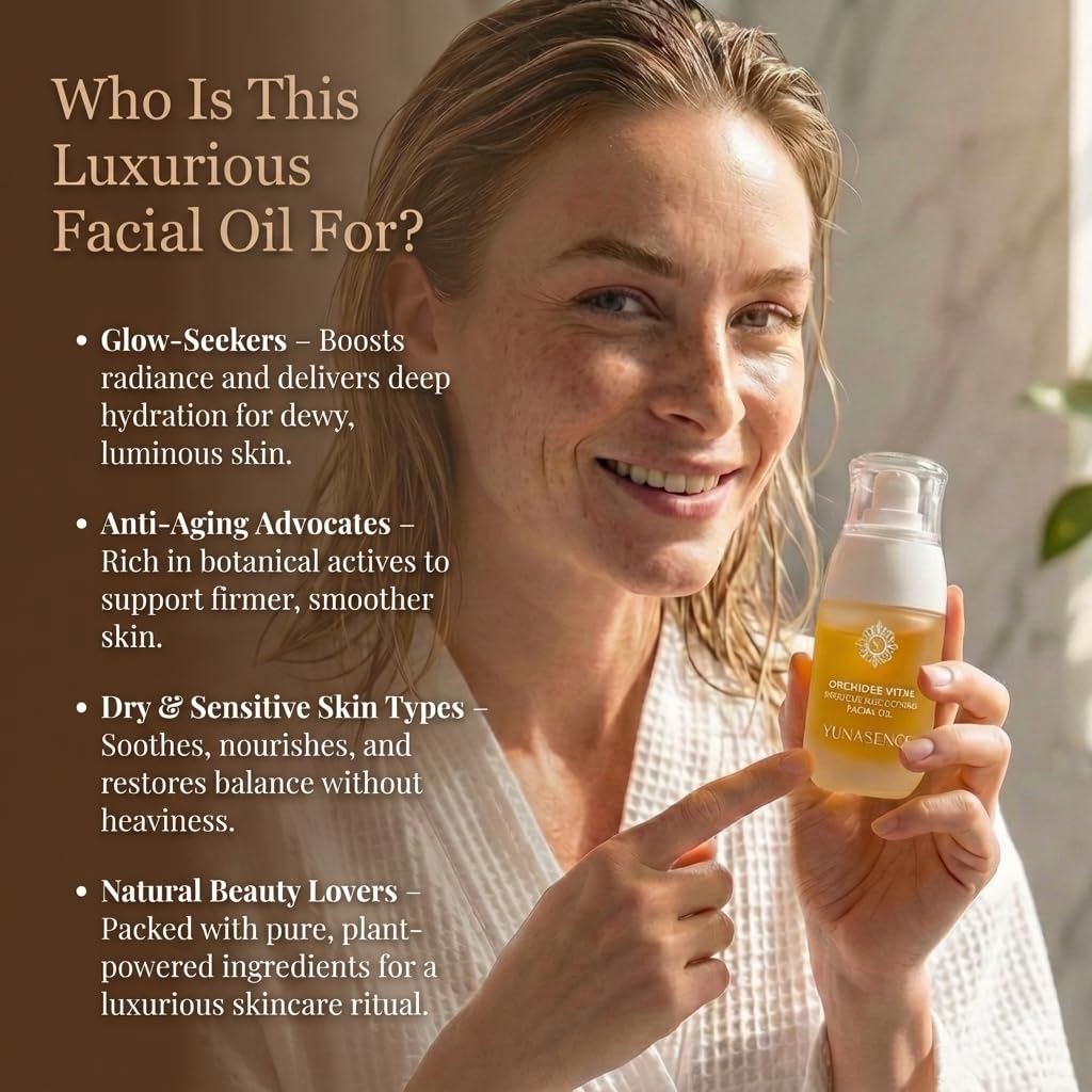 Sweetsation Therapy YUNASENCE ORCHIDEE VITAE serum texture closeup highlights rich nourishing oils
