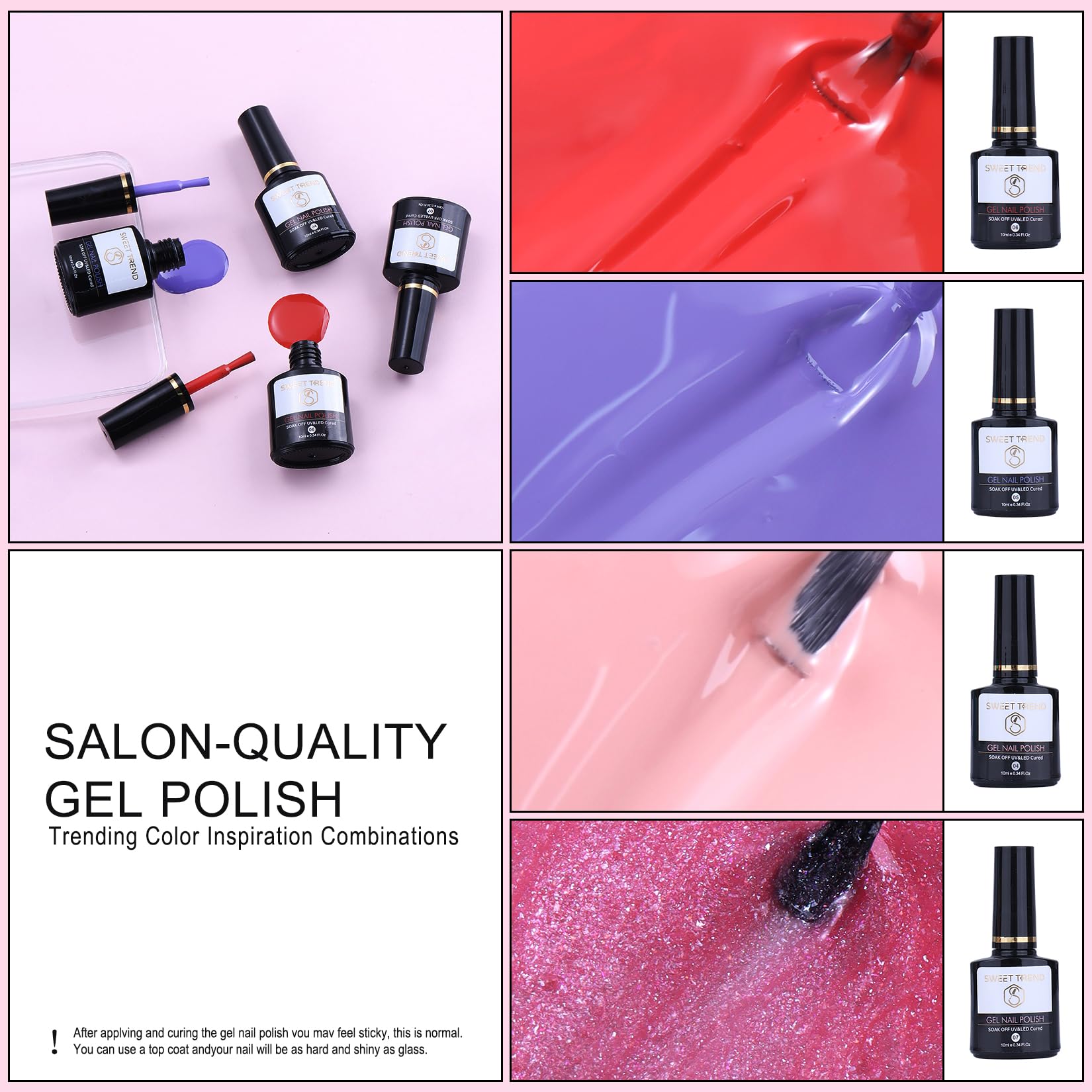 SWEET TREND acrylic powder 20g clear for crisp nail bases