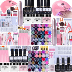 SWEET TREND beginner nail kit box with full tools for home use
