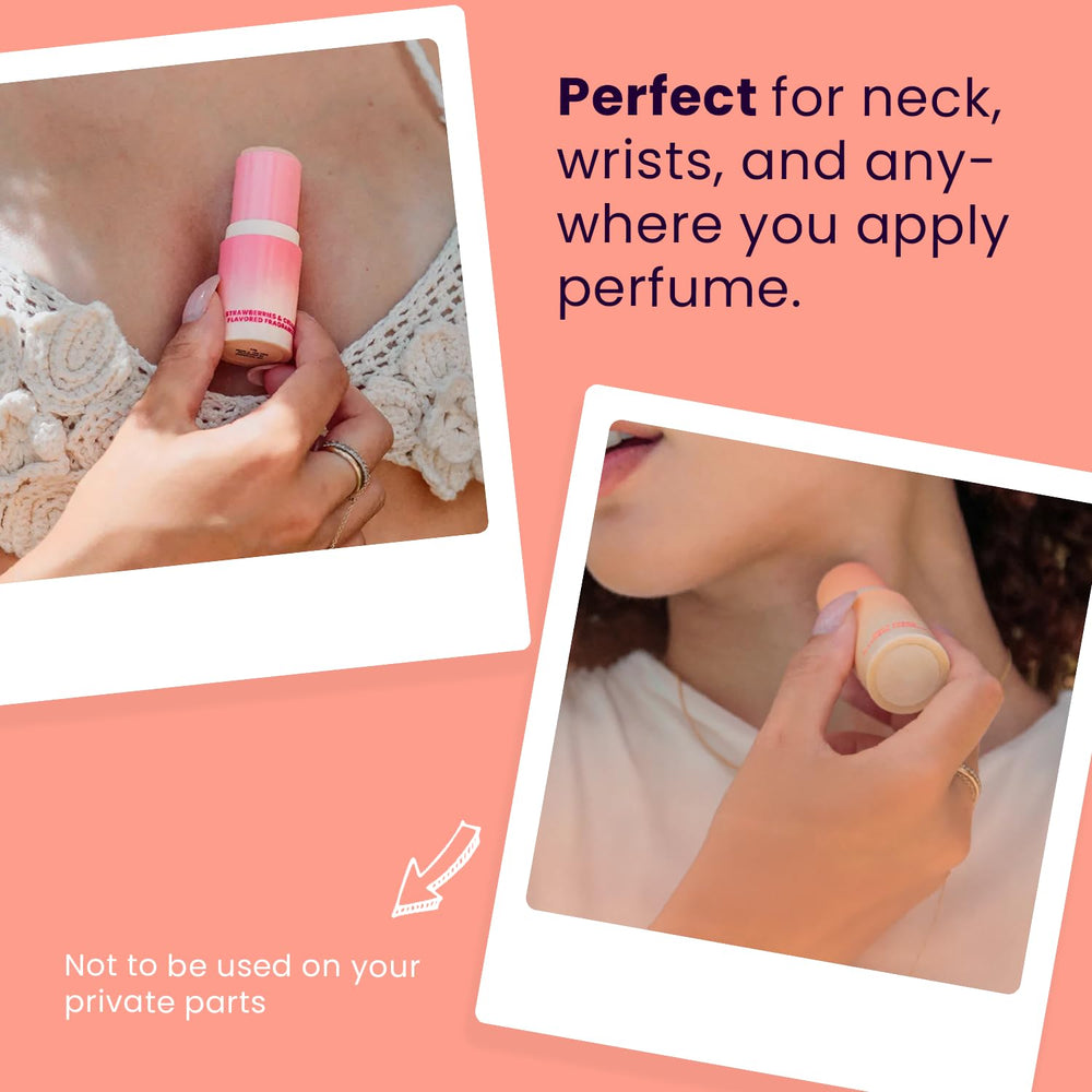 Twist-open cap of SweetSpot stick for travel-friendly use.