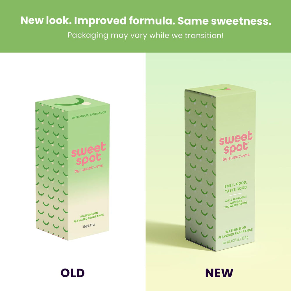 Outdoor scene with SweetSpot Watermelon fragrance on skin.