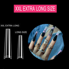 Swetidy durable ABS tips are clear, flexible, and salon-ready.