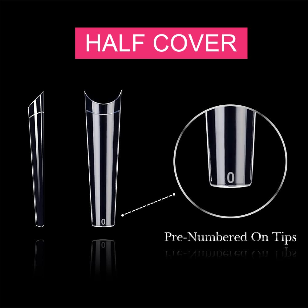 Swetidy tips are easy to apply with glue or monomer.