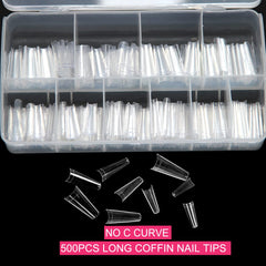 SWETIDY nail tips box packaging demonstrates sturdy storage and easy transport