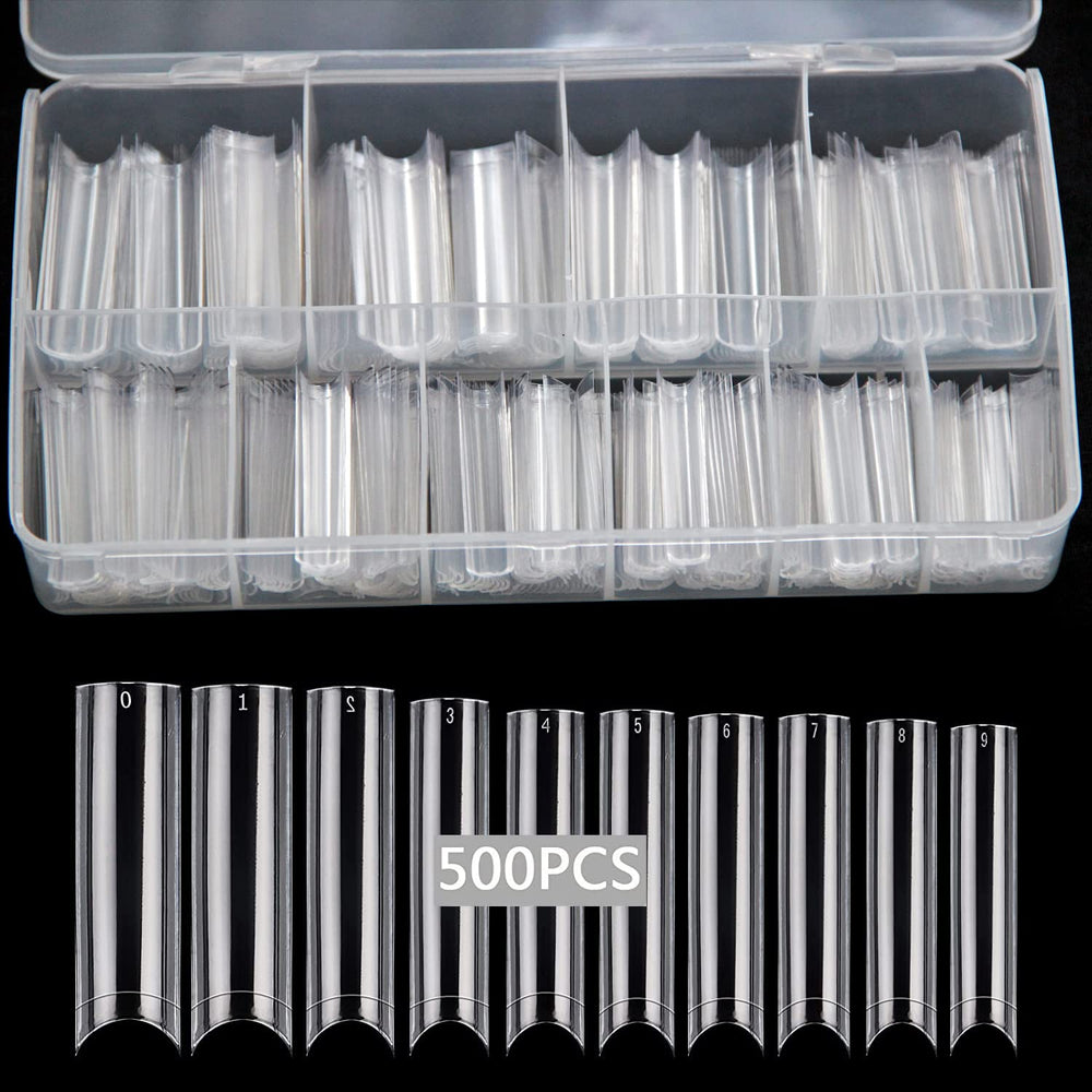 SWETIDY XXL clear nail tips for quick adhesion and smooth finish