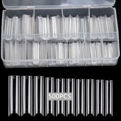 SWETIDY XXL clear nail tips for quick adhesion and smooth finish