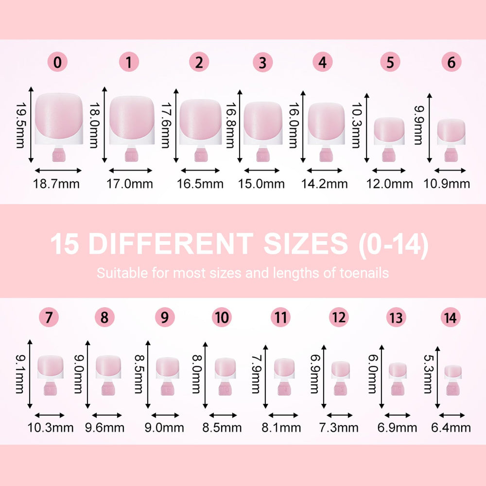 SWETIDY 15 sizes ensure comfortable fit for varying big toe beds