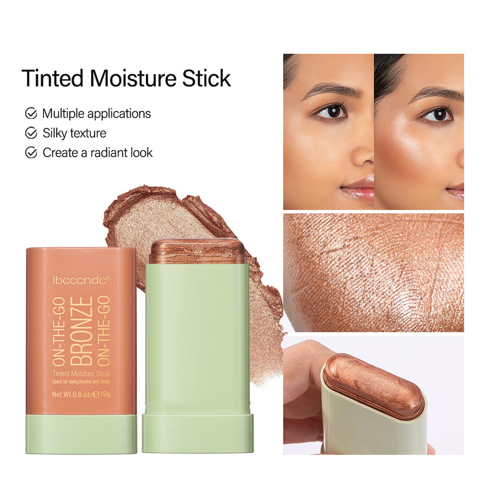 SWETIYOU bronzer-stick packaging shown for travel-friendly use.