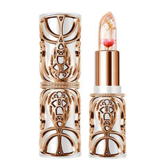 SWETIYOU crystal flower jelly lip balm cap suggests luxury lip care and subtle shine