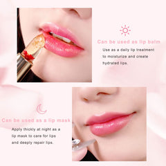 SWETIYOU lip balm with flower petals and gold flakes enhances daily glamour