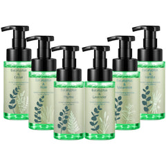 Swiffen eucalyptus mint foaming hand soap with pump delivers refreshing cleanse and moisture.