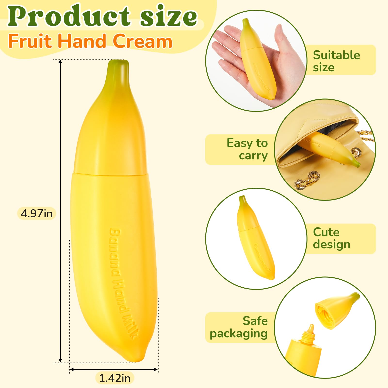 Swiffen banana bottle design, playful and unique.