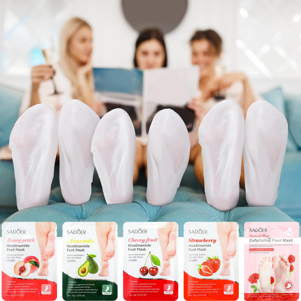 Swiffen aloe foot mask for cooling relief and hydrated skin