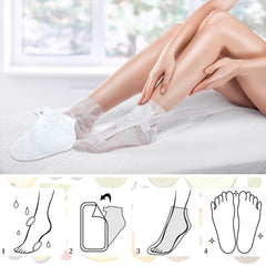 Swiffen peach foot mask for silky skin and comforting foot care