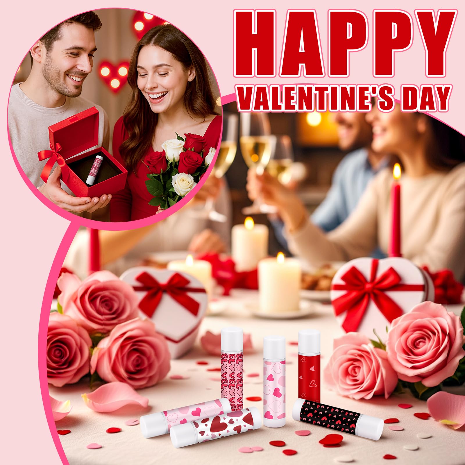Swiffen Galentine's Day lip balm gifts, ideal for teachers and coworkers