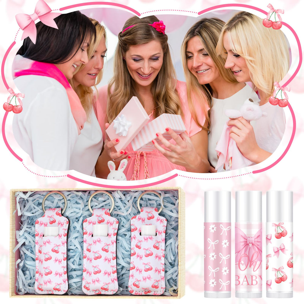 Swiffen lip balm packaging set is ready-to-gift for guests