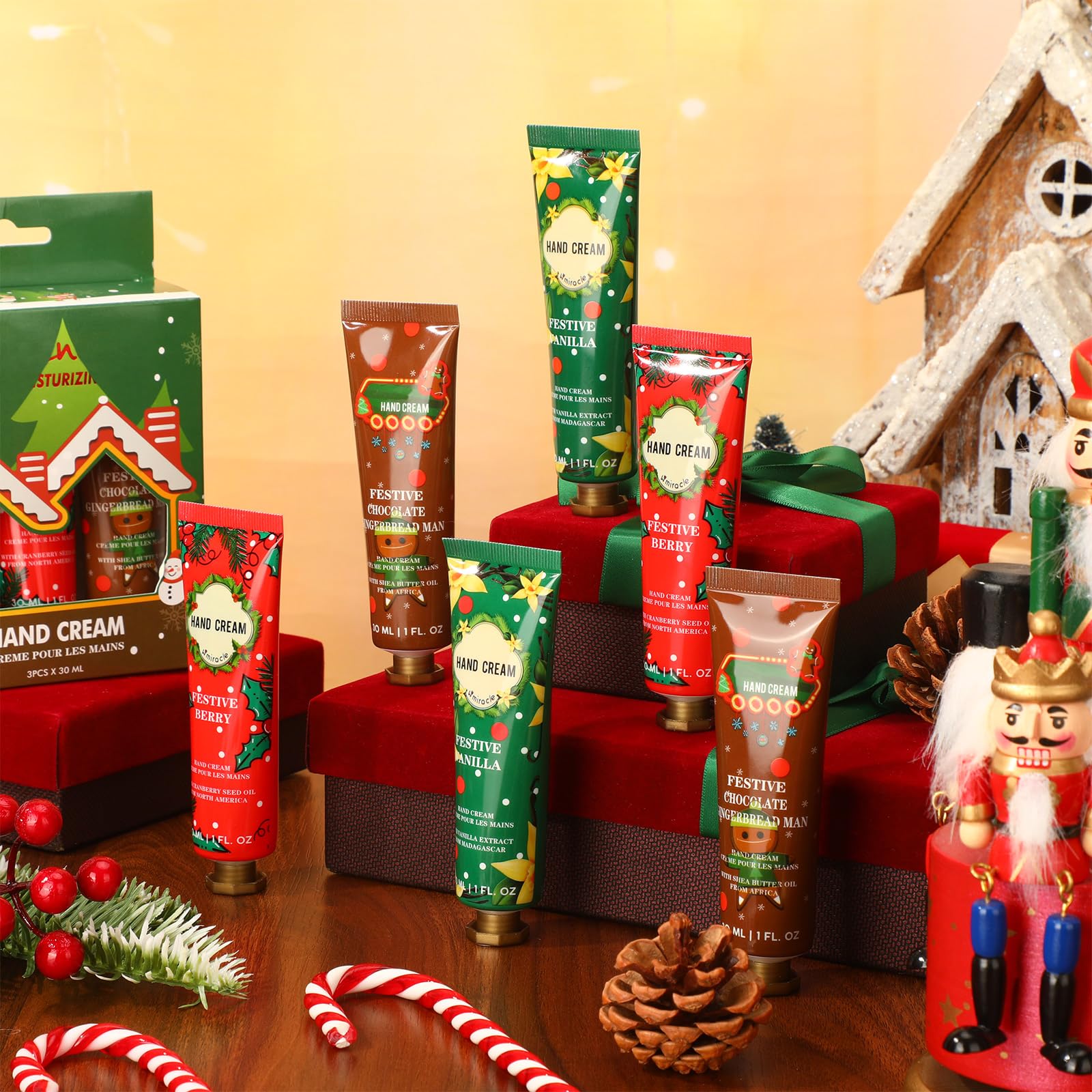 Swiffen hand cream with natural ingredients for soft skin.