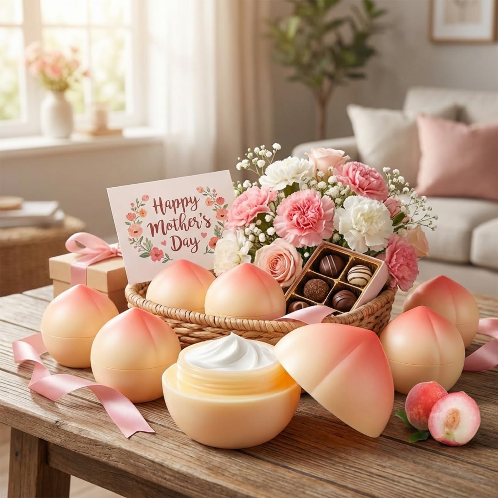 Swiffen peach hand cream as a spring party gift idea