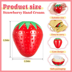 Close-up of Swiffen hand cream bottle showing strawberry design and moisturizing formula.