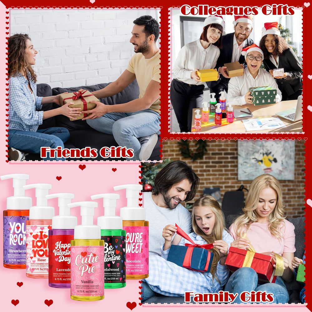 Kitchen and bathroom setup featuring Swiffen Valentine foaming hand soap